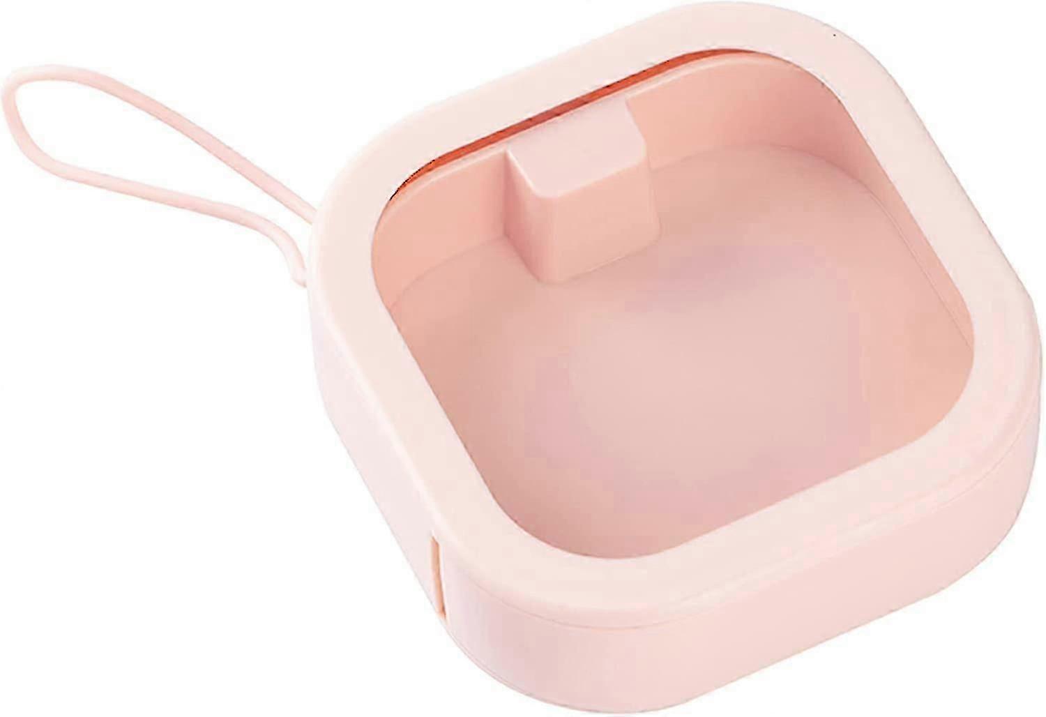 Mini Clear Plastic Organizer Portable Square Storage Box with Transparent Lids Drawer Container