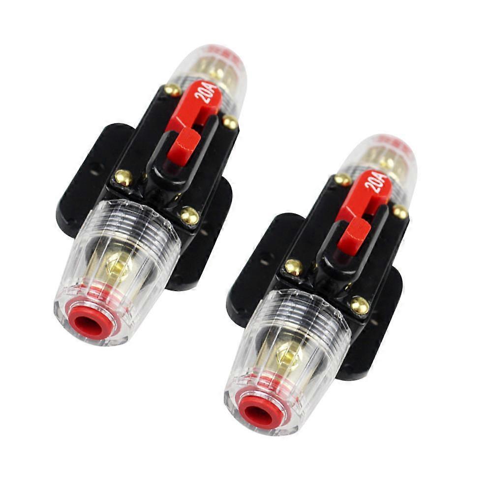 Auto Circuit Breaker Professional In-Line Car Rv Fuse Prevent Excessive Current Protect Electrical Appliance 2Pack