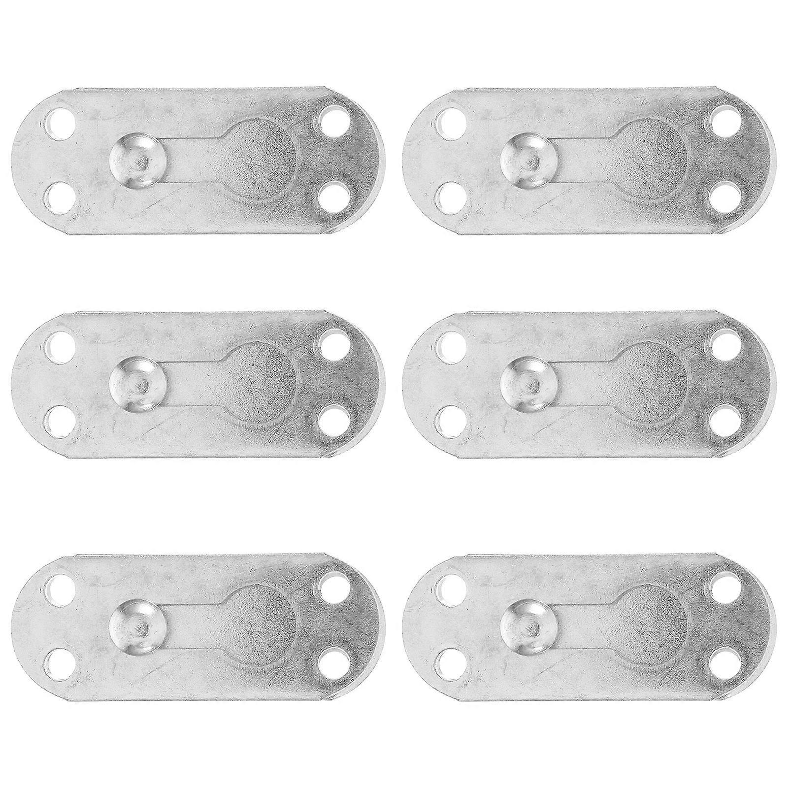 Heavy Duty Bed Frame Brackets 6 Sets – Strong Rail Fasteners for Easy Installation in Furniture Hardware & Home Decor Projects