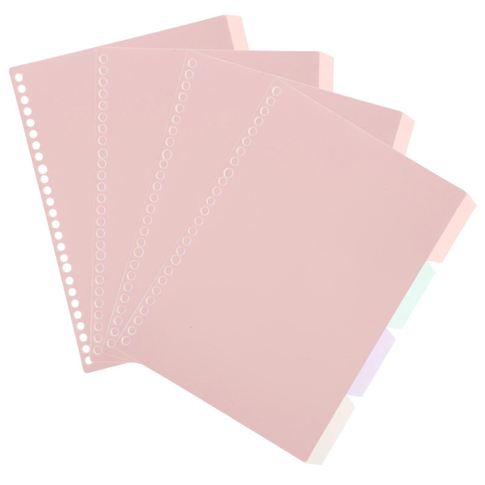 Notebooks With Tabs Spiral Notebook For School Supplies Work Use B5 Size Page Removal 1Set