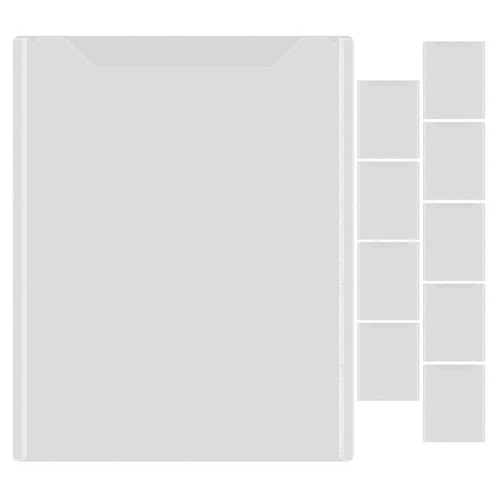 Clear Plastic File Folders Thickened Document Sleeves Protective File Holders for Office Organization Document Classification