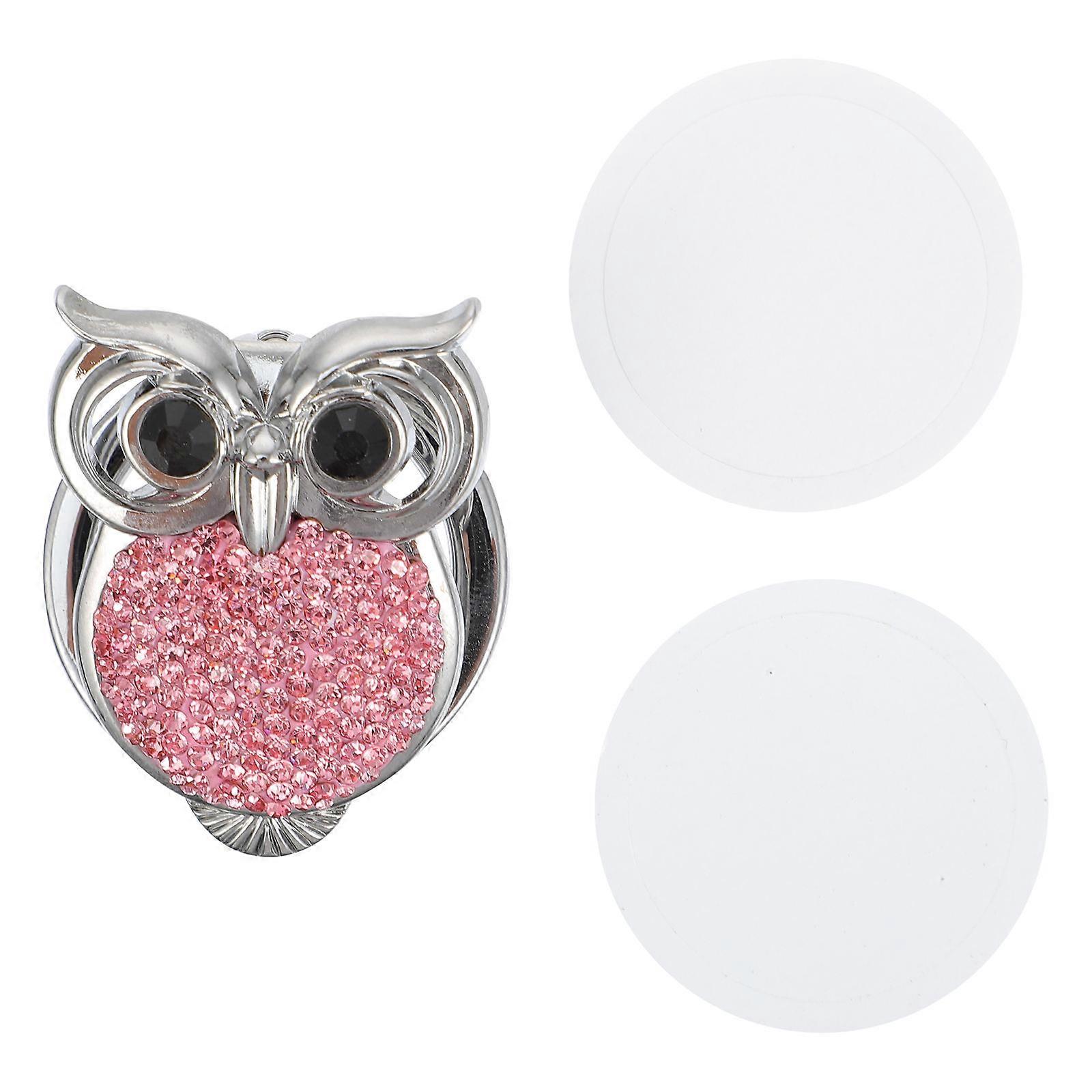 Owl Shape Car Engine Start Button Cover Protector Rhinestones Durable Scratch Resistant Fit Ignition Button Stylish Decoration