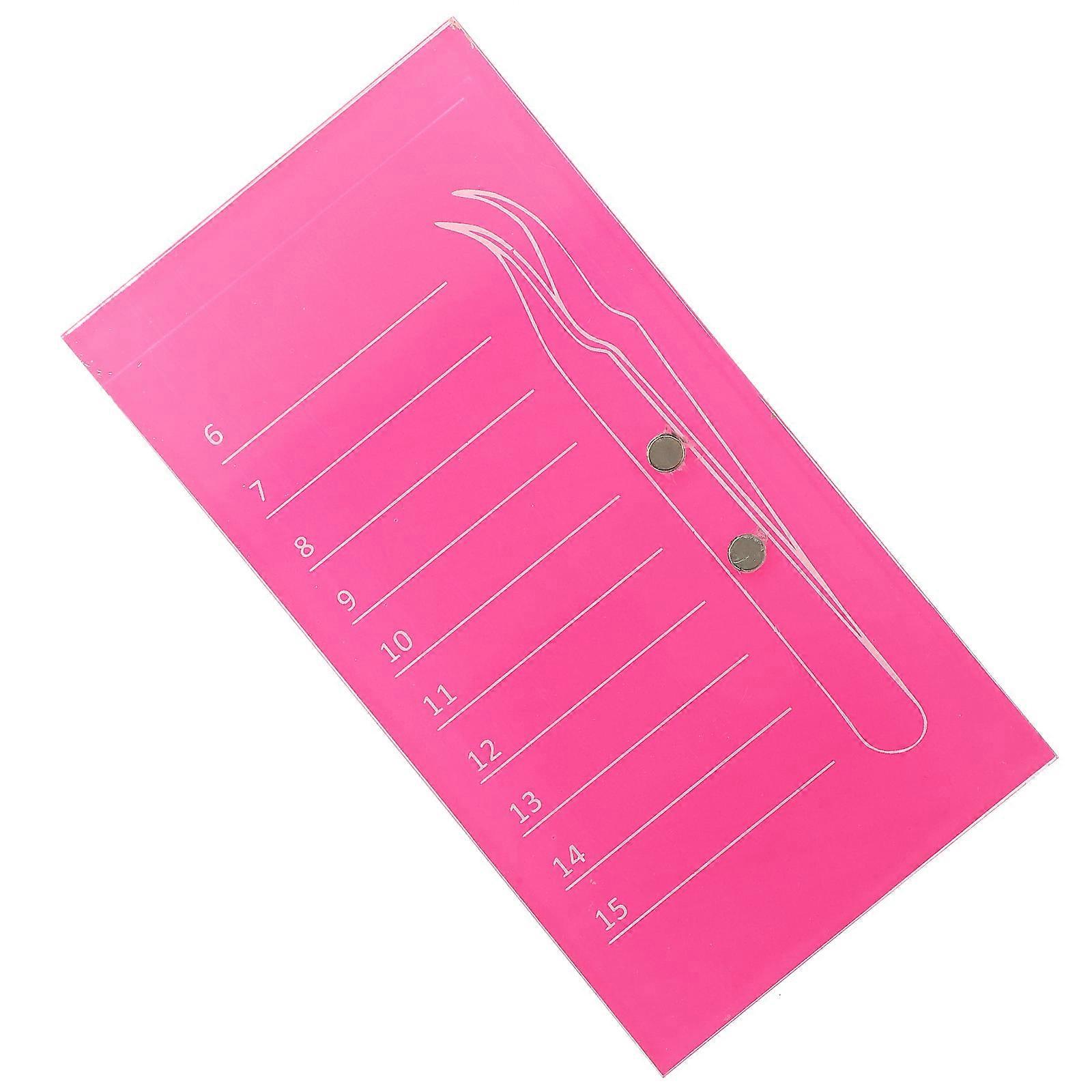 Lash Assistant Tool Grafted Eyelash Magnetic Suction Scale Plate Beauty Salon Women Rectangular 1Set