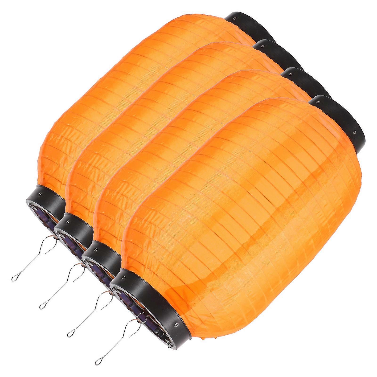 Decorative Hanging Lantern For Barbecue Shop 20X35CM Round Shape Foldable