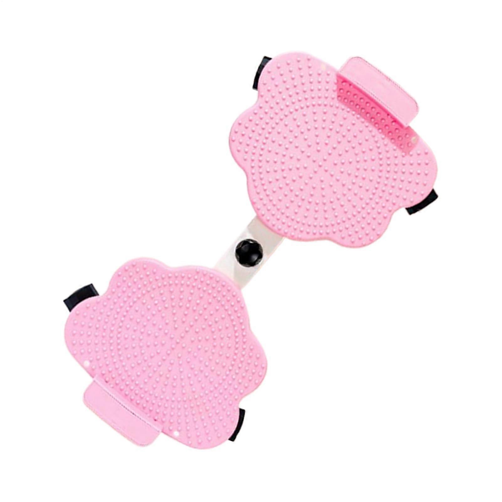 Twist Board for Exercise, Silent Ab Twisting Machine, Adjustable Waist Trainer, , Black Pink