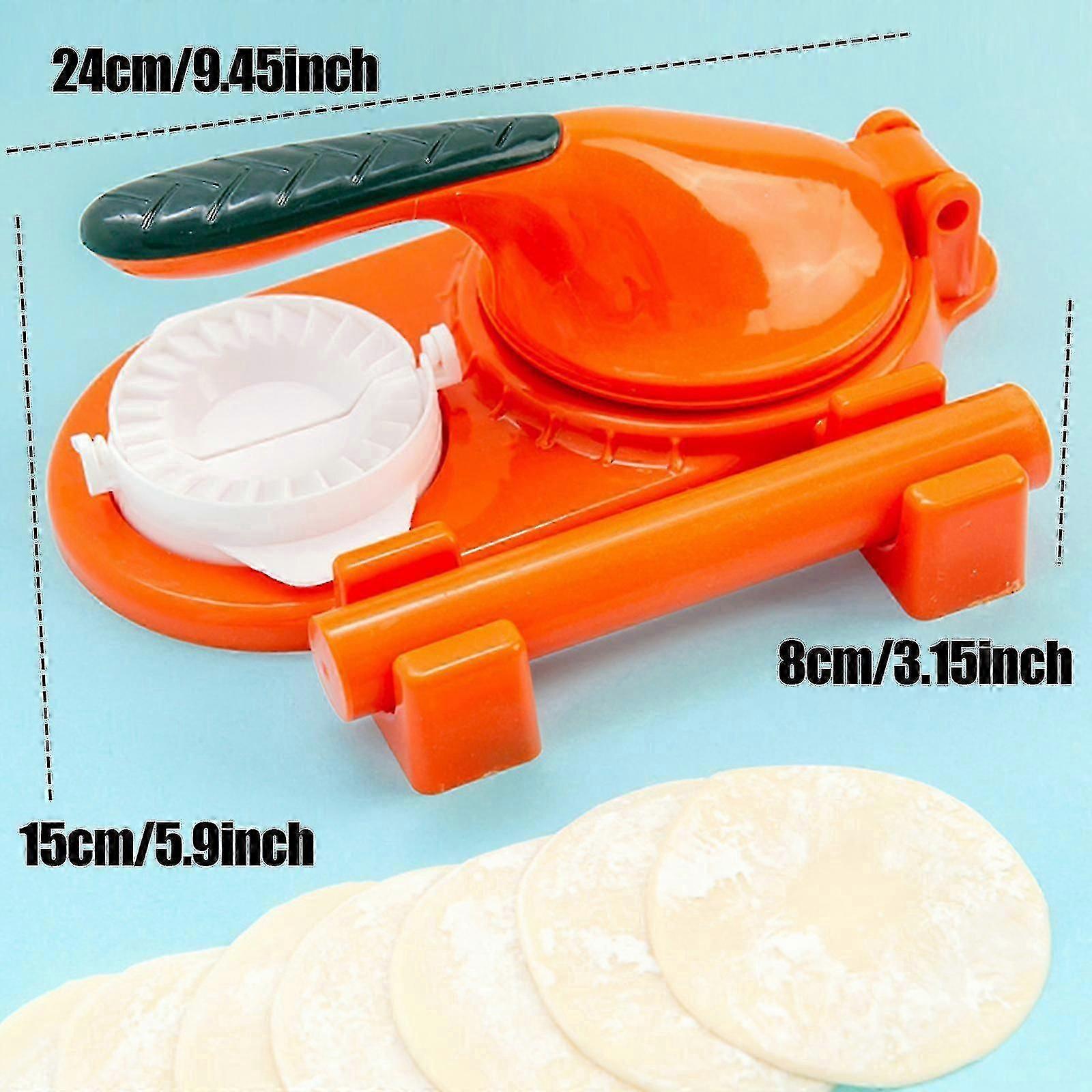 2 In 1 Manual Dumpling Maker Press With Molds Rolling Kitchen Accessories Tools