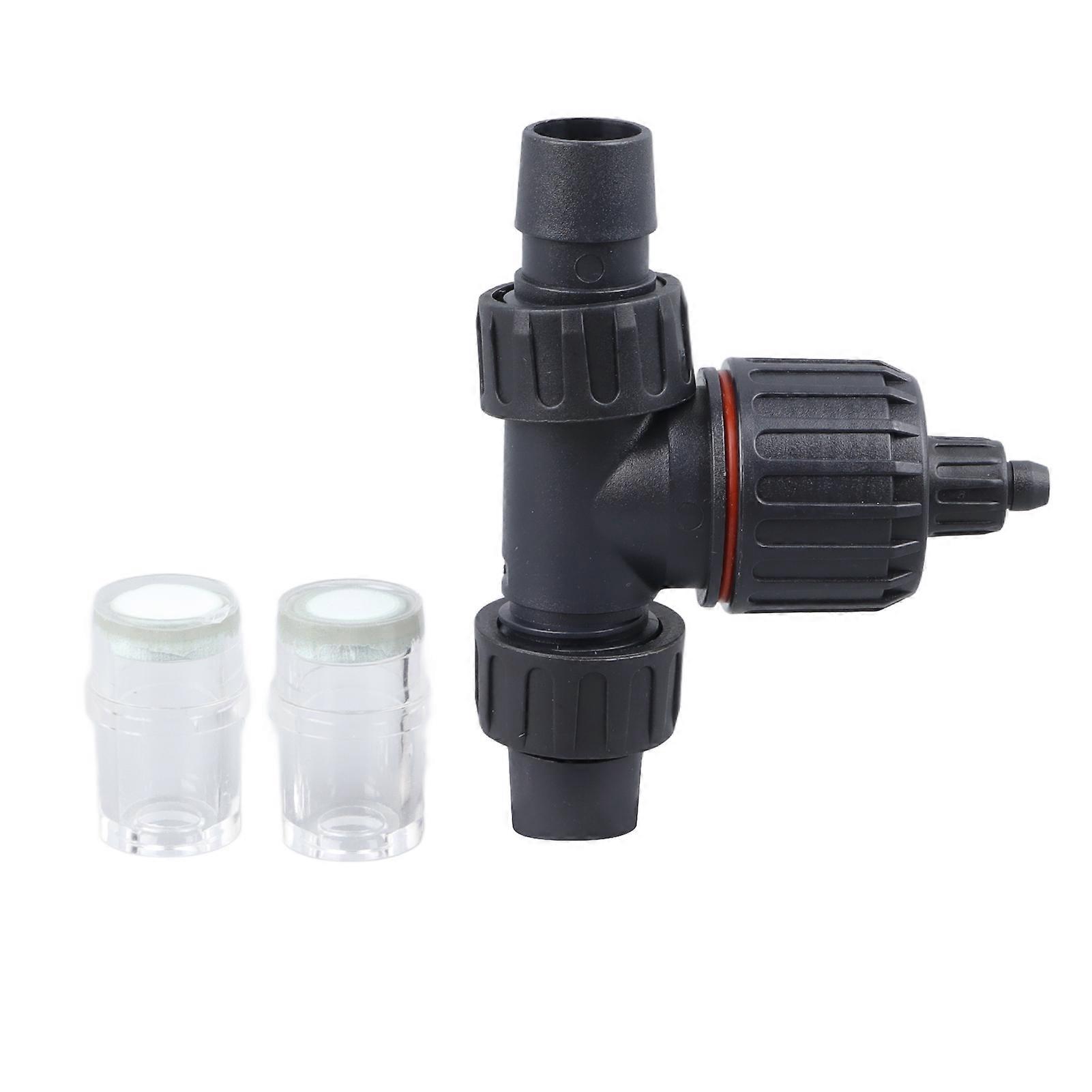 Aquarium CO2 Atomiser Diffuser 3 Way Aquarium Carbon Dioxide Atomiser Reactor for 16mm 22mm Water Pipe