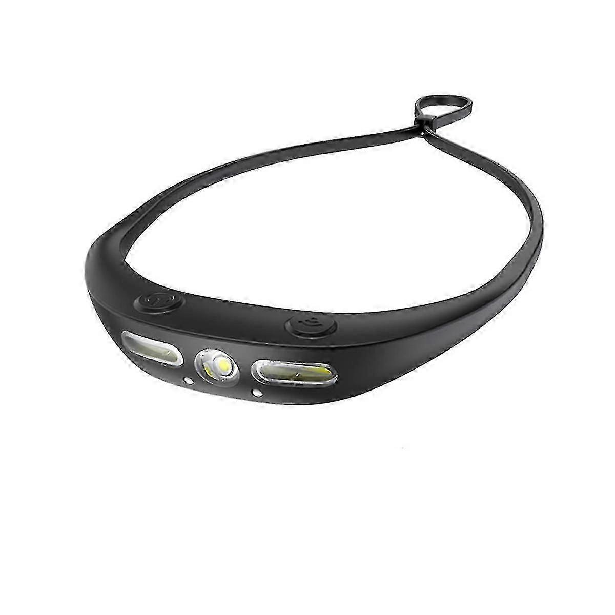 Wave Sensor Silicone Head Light Lamp Waterproof Usb Rechargeable Portable Night Running Small Headl