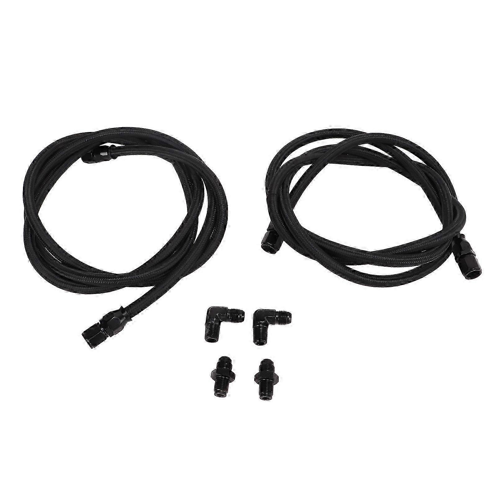 7FT PTFE Transmission Cooler Line Hose with 6AN Fittings for Compatible Transmissions