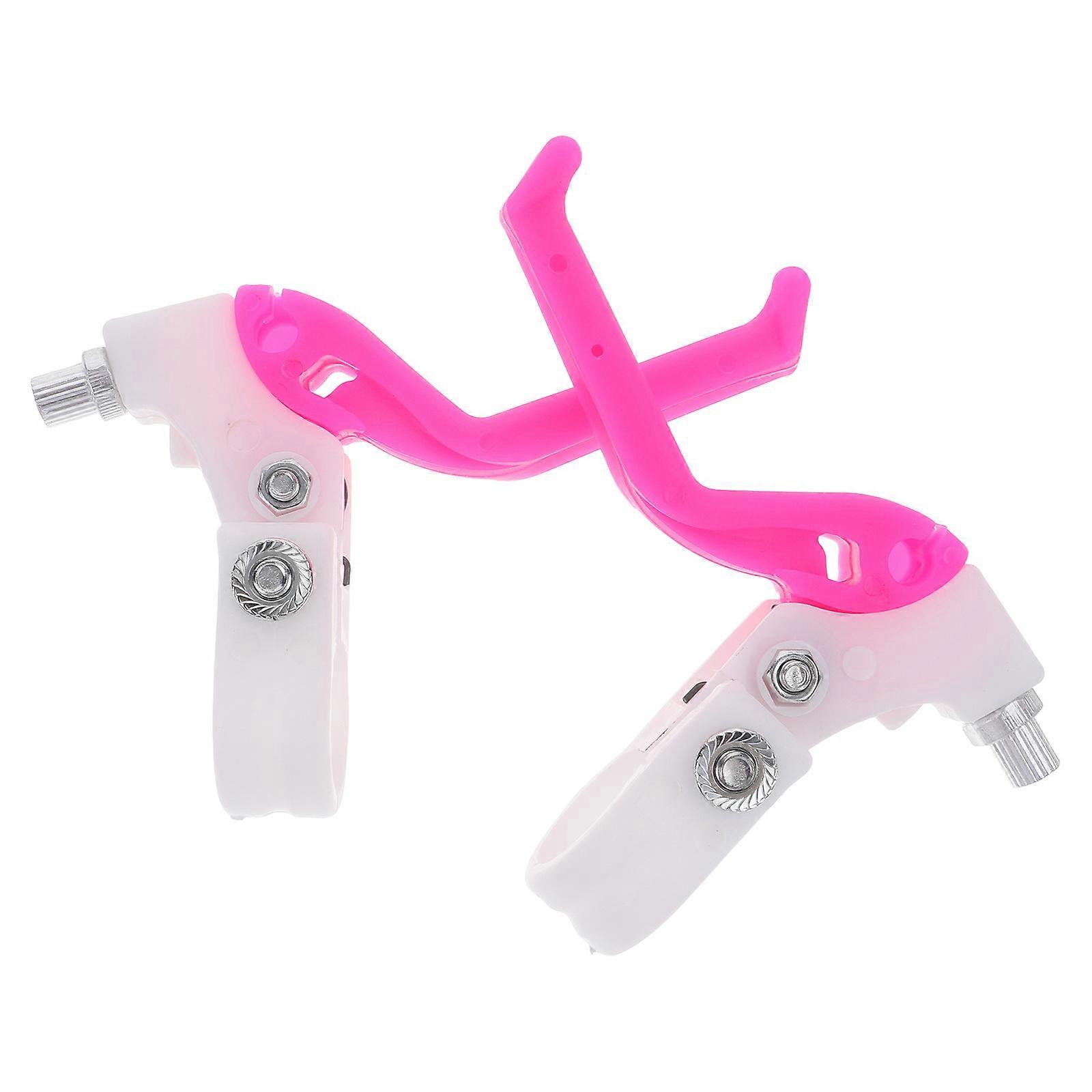 Durable Plastic Bike Brake Lever Replacement for Children's Bicycles – Easy to Install, White or Pink