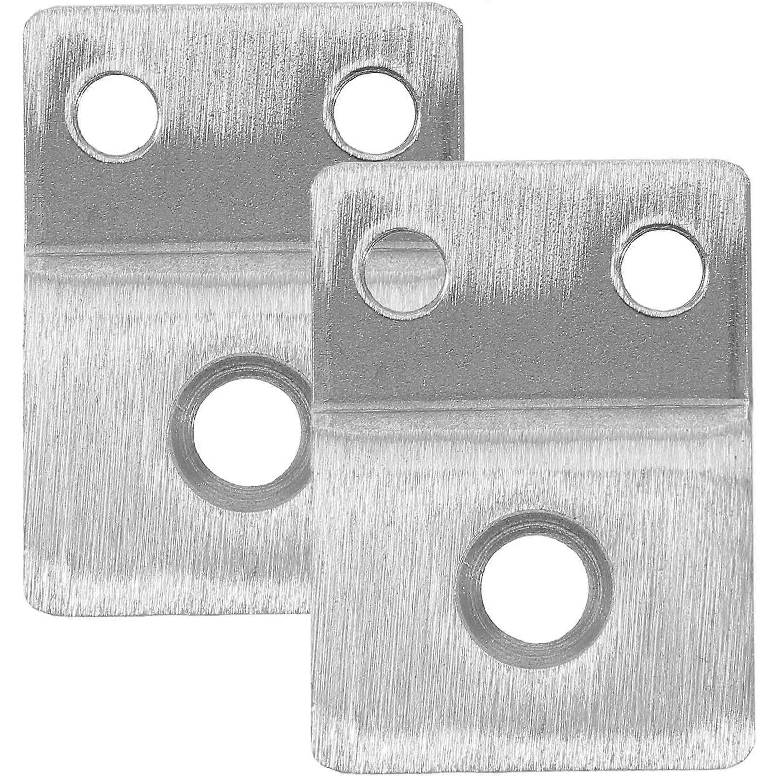Deadbolt Installation Kit Door Strike Plate Extension Homeowners Simple Design 3.3X2.3cm 2Pcs