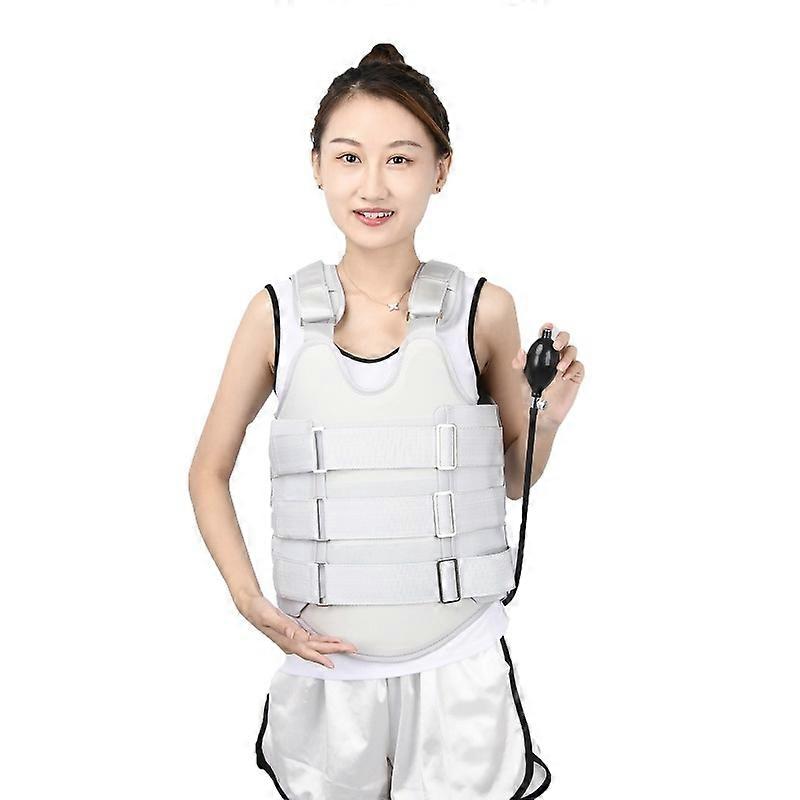 Regular Style Thoracolumbar Fixation Belt Strap Type Protective Gear with Airbag, Specification: M Regular Style M