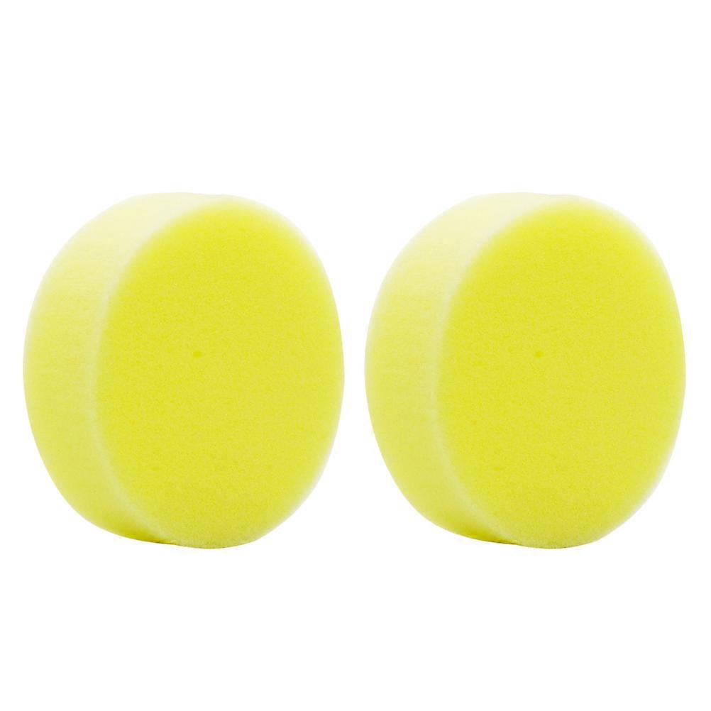 Multifunctional Cleaning Sponge Wax Applicator Pads Various Surfaces 10.5x10.5x2.5cm Harmful Substances Free 2Pcs
