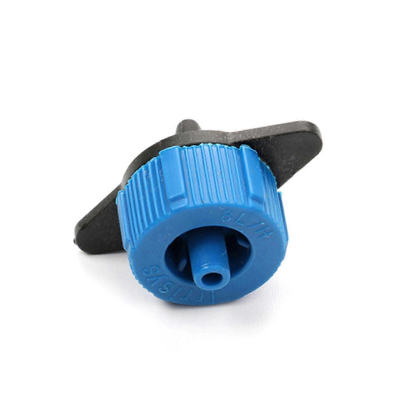 100pcs Pressure Compensating Drip Emitters Adjustable Irrigation Drippers 1 Gph Drip Irrigation Mini