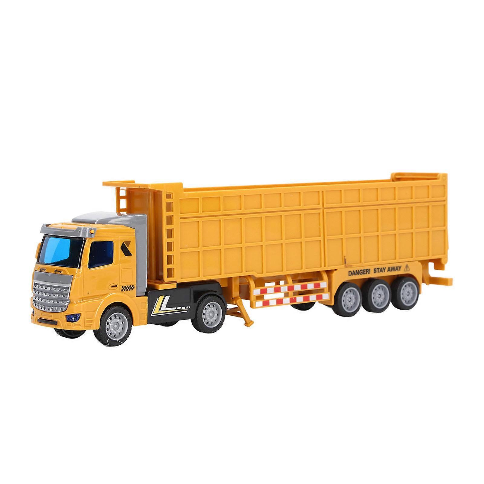 1:48 Scale Model Simulation Develop Ability Reusable Children Container Truck for 3 Years Old +