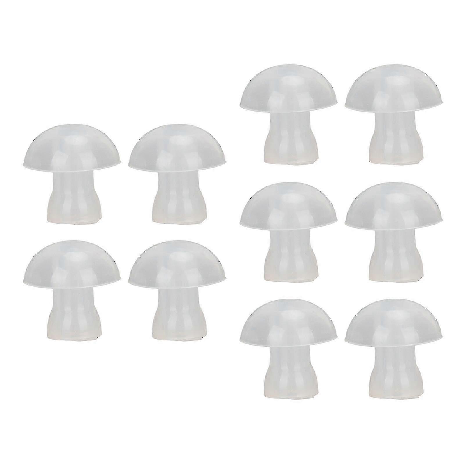 10Pcs Hearing Aid Ear Tips Soft Replacement Universal Domes for EarplugsL 14mm/0
