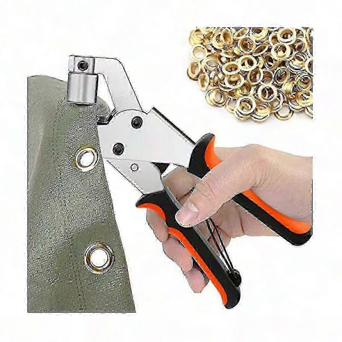 Kit de pinces à œillets robustes de 300 pièces (10 mm) pour l’utilisation d’une bâche