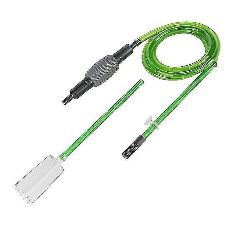 مغير مياه حوض السمك، طقم تنظيف حصى حوض السمك مع سيفون لتغيير الماء وتنظيف الرمل