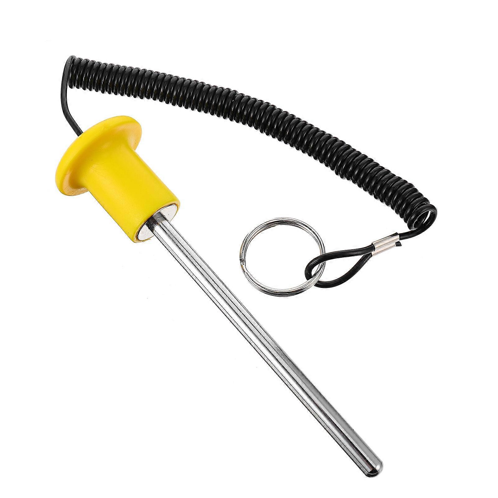 Weight Stack Loading Pin Professional Weight Stack Pin Gym Training Magnetic Connection Yellow 17X4X4cm 1Set