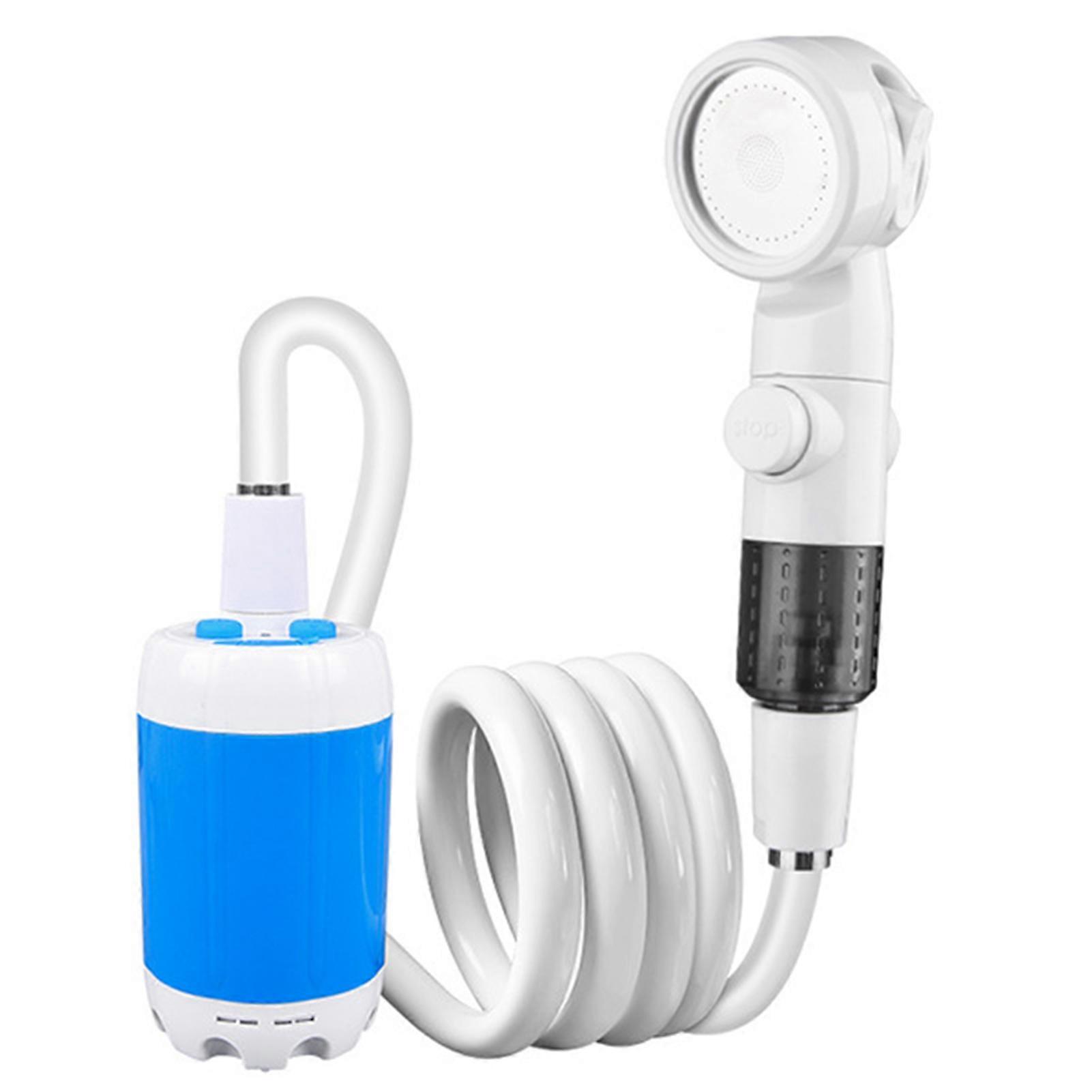 Portable Shower for Camping Rechargeable Mobile Bathing Pump with Digital Display for Outdoor Camping