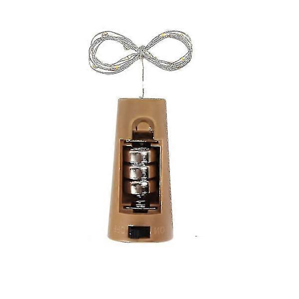 Bottle lights with cork - 12 pcs