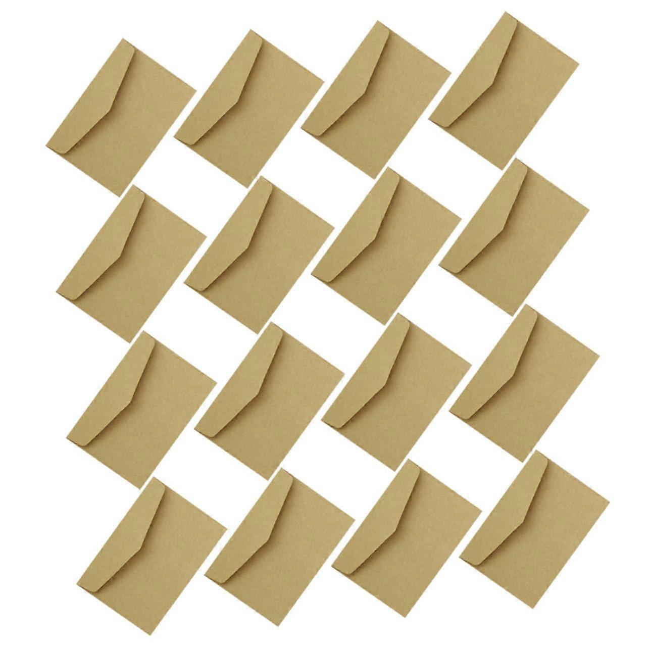 100 Retro Mini Envelopes – Blank Notecards, Tear-Resistant, Lightweight, Multi-Purpose for Documents and Letters