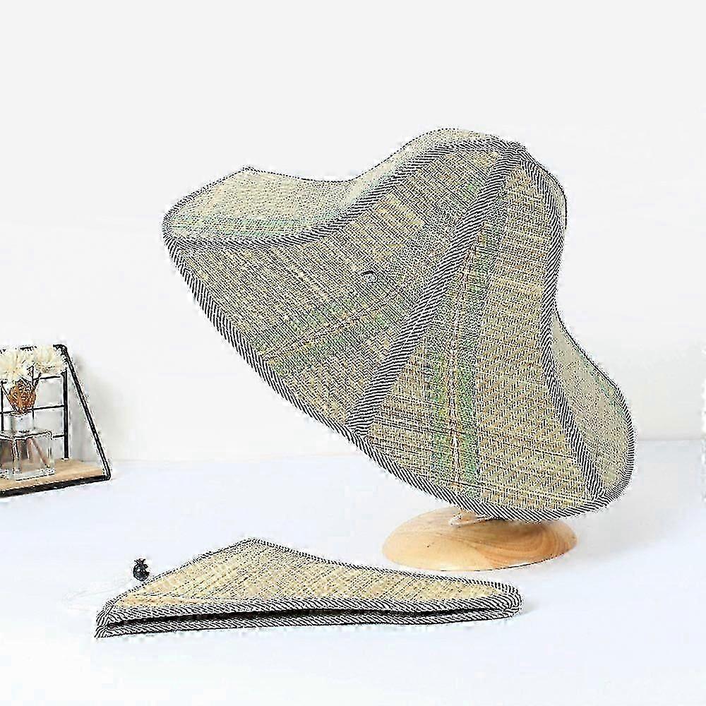 Spring Summer Foldable Anti-UV Wide Brim Sunshade Hats Beach Cap Fisherman Cap Sun Hat Straw Hat