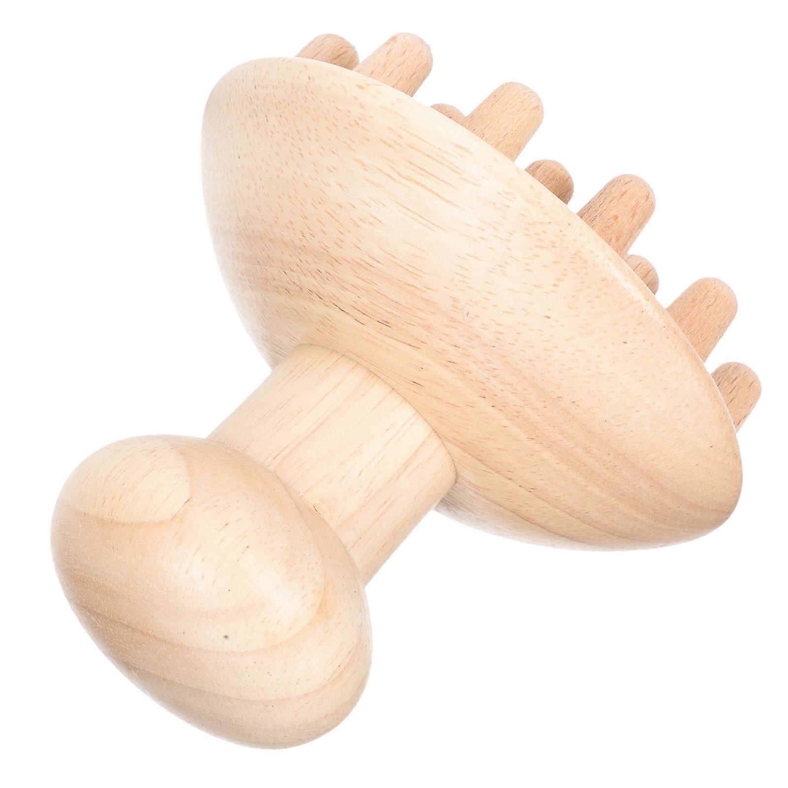 Creative Head Comb Hand-carved Hair Grooming Tool For Elderly Outdoor Use 1Pc