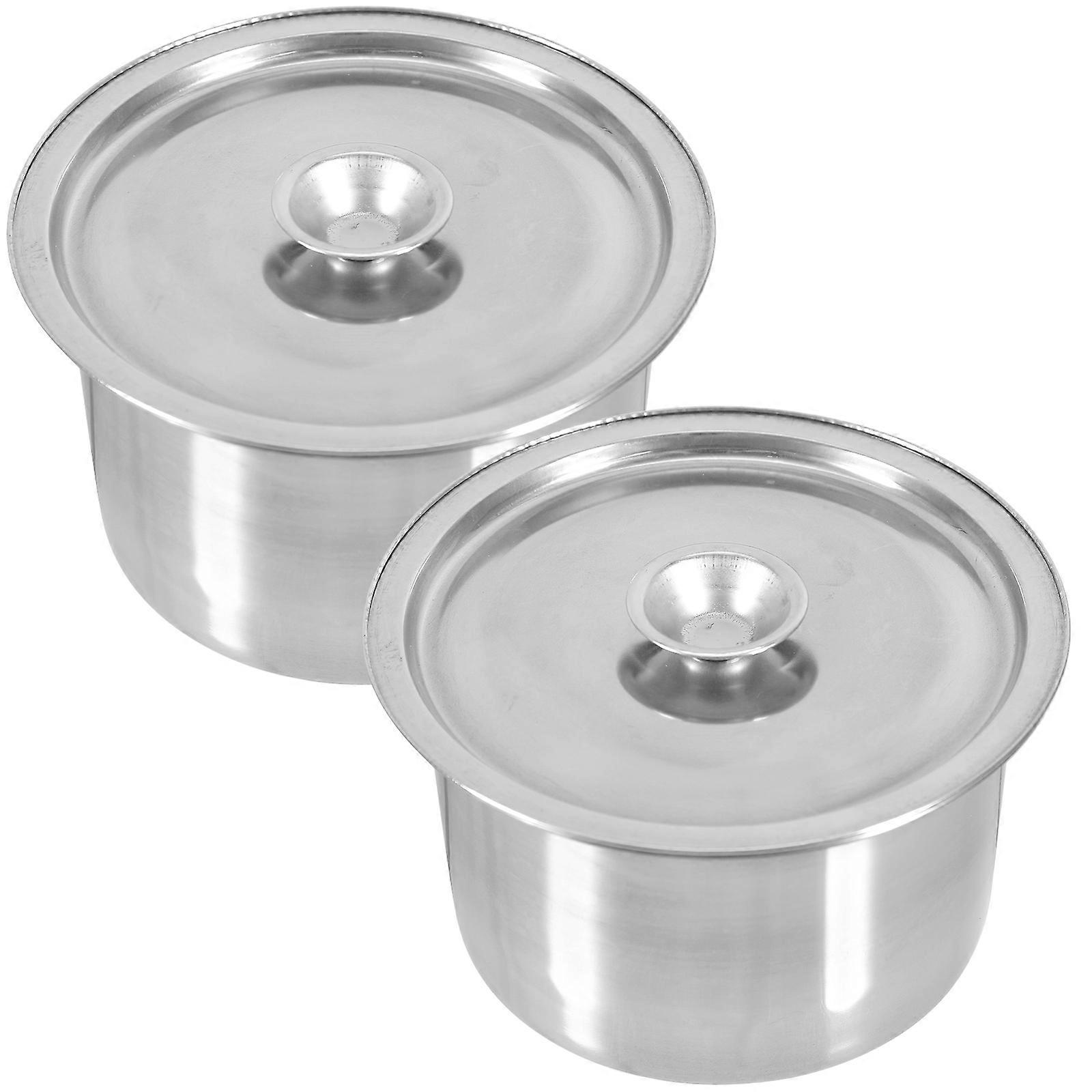 Food Storage Containers With Lids Cooking Seasoning Container Chefs Use 5.4×5.4×3.0in Condiment Storage 2Set