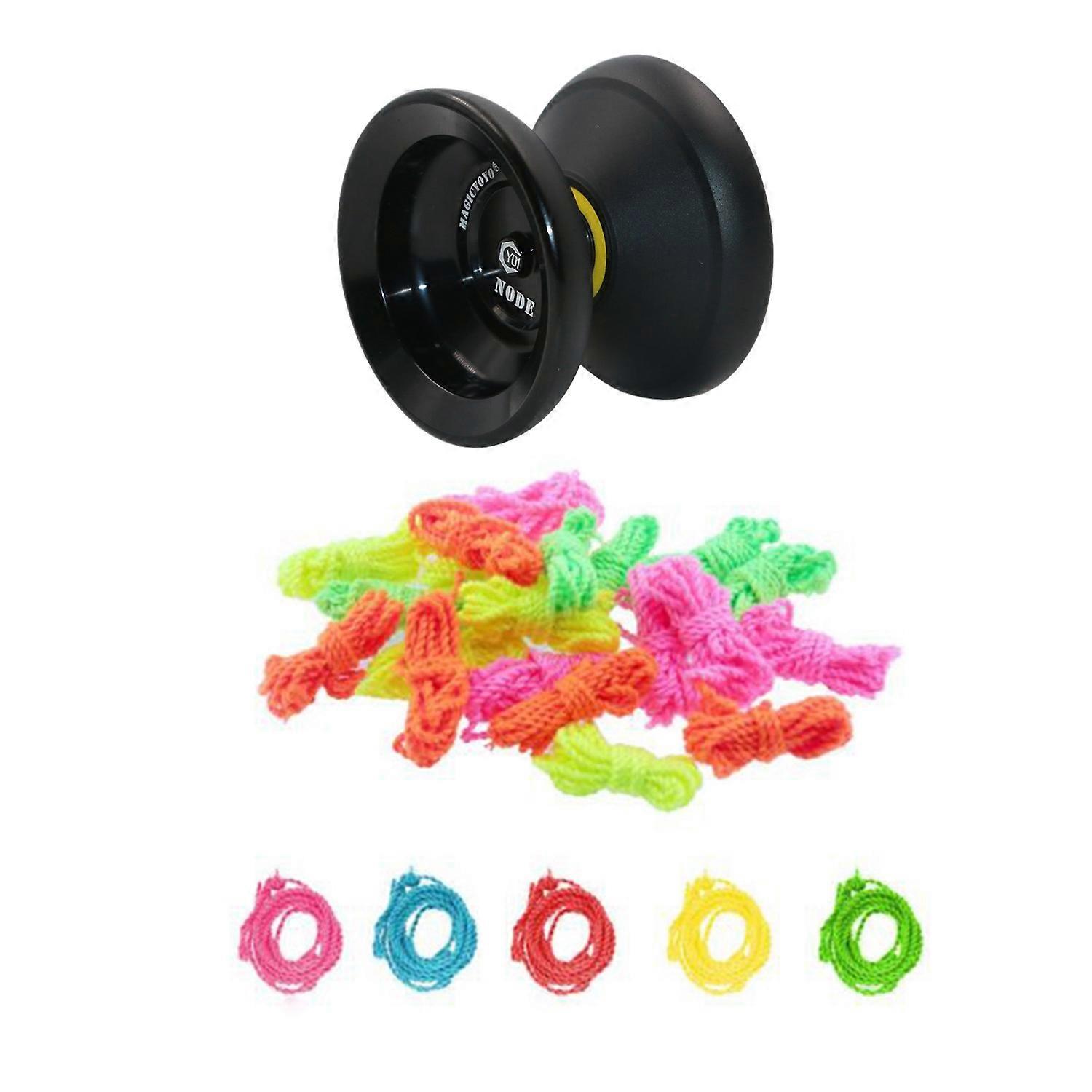 25x 100% Polyester Yoyo Strings Random Color & 1set Y01 Yoyos Node Pro Unresponsive Yo-Yos Alloy