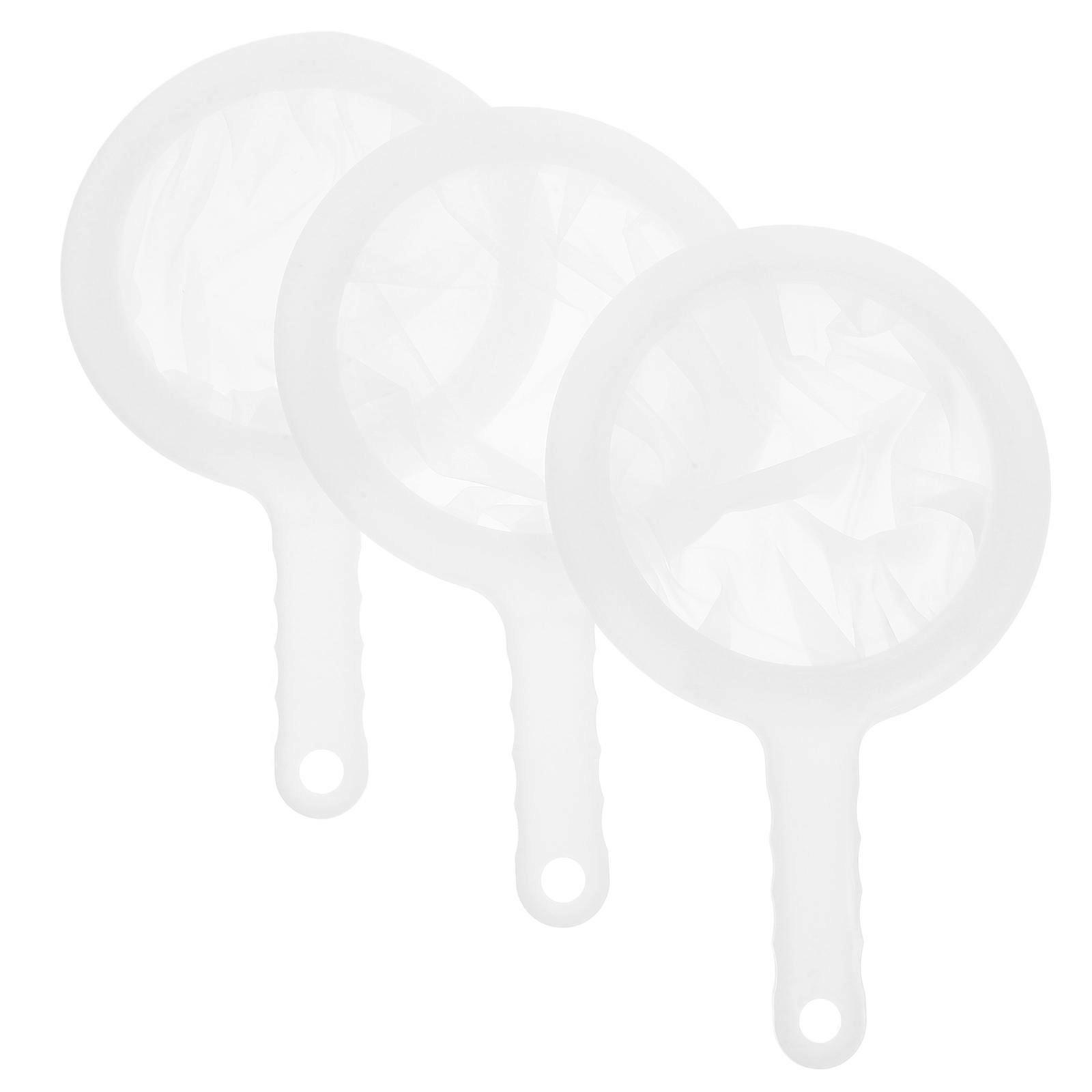 Mesh Strainer Bag With Handle For Filtration Home Users Cafe 3Pcs