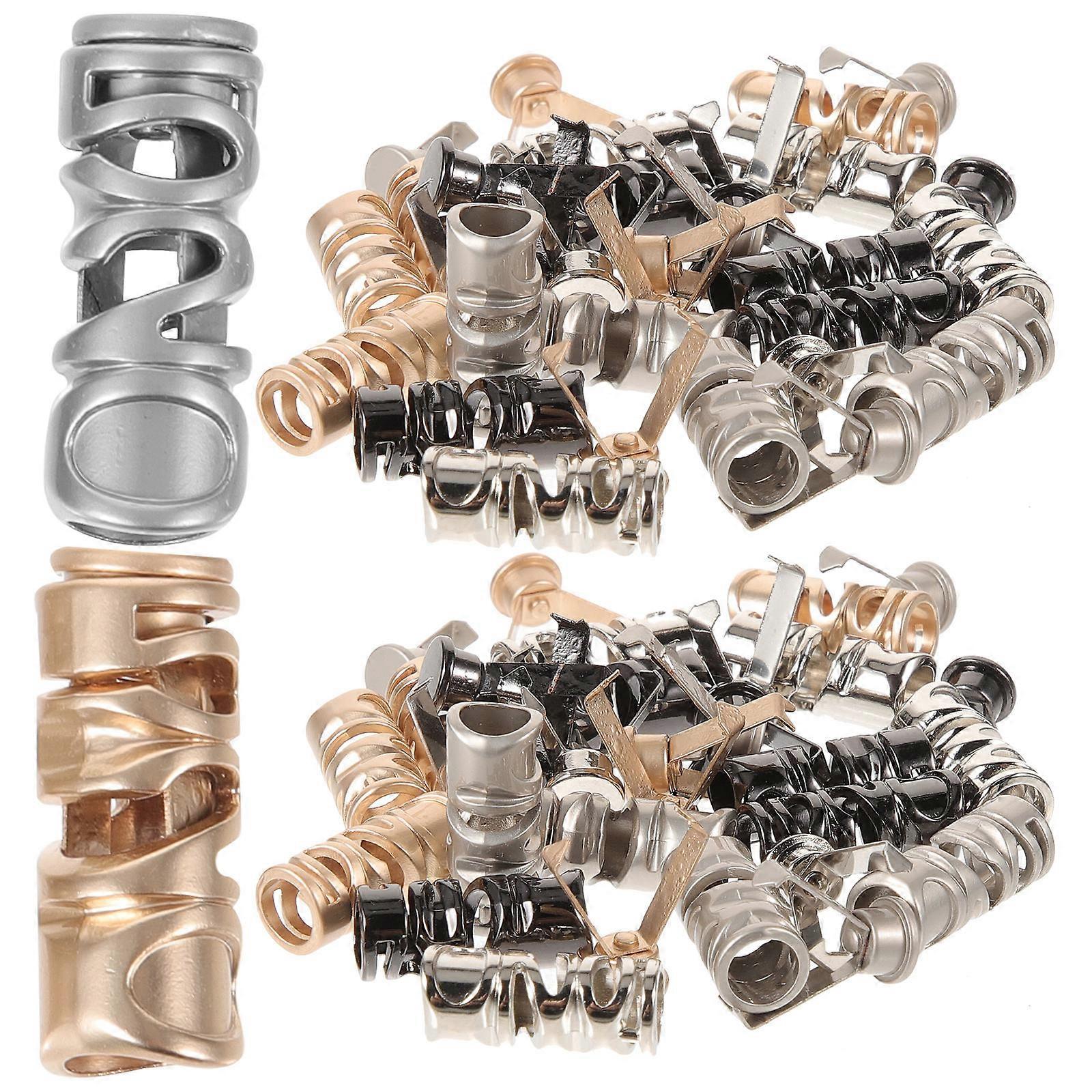 16pcs Detachable Cord Stops for Sports Pants Drawstring Cord Locks