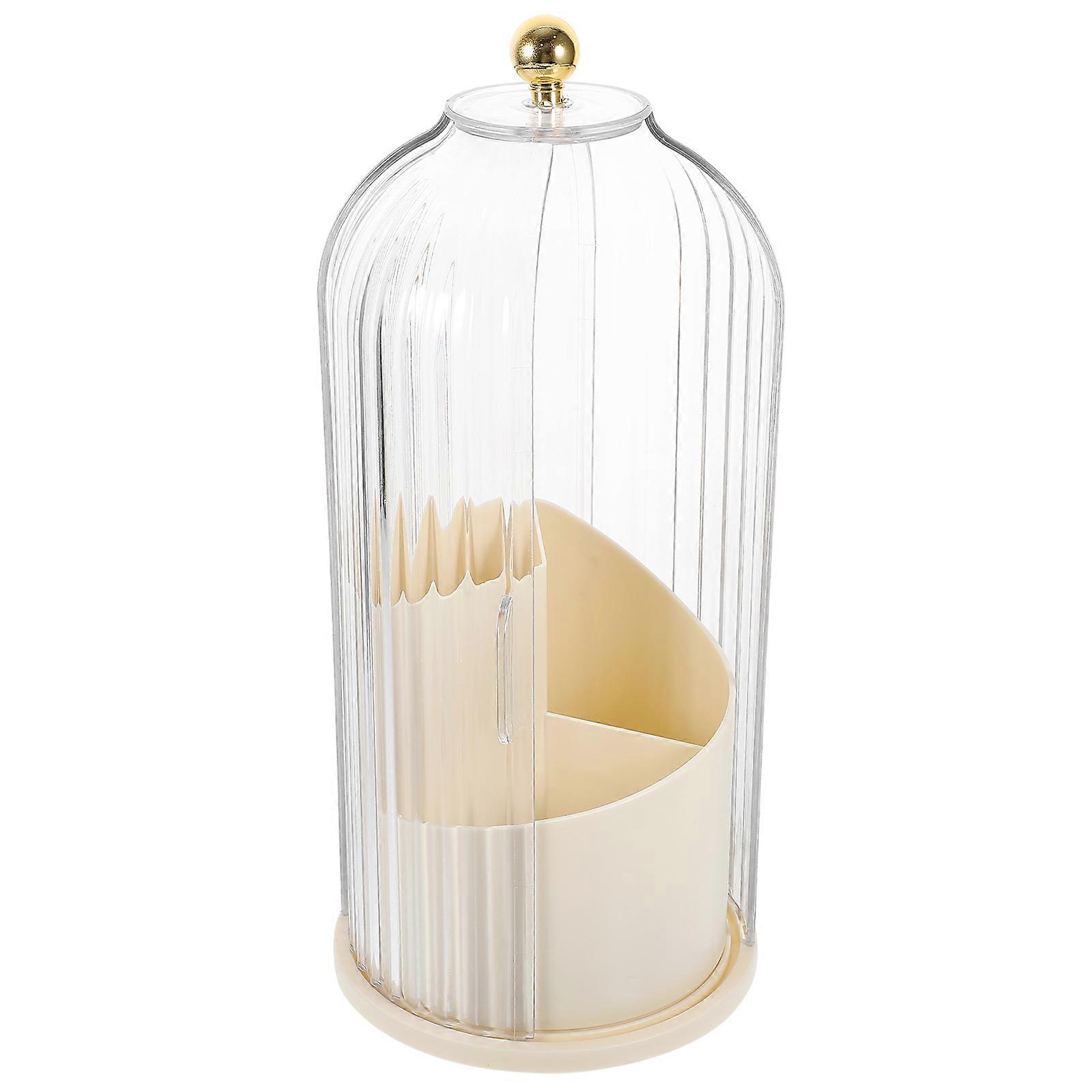 Transparent Plastic Makeup Organizer and Pen Holder for Storage Use Multi-functional Desk