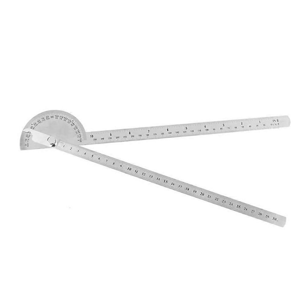 Stainless Steel Protractor with 180 Degree Angle Ruler for Measuring Use 250MM