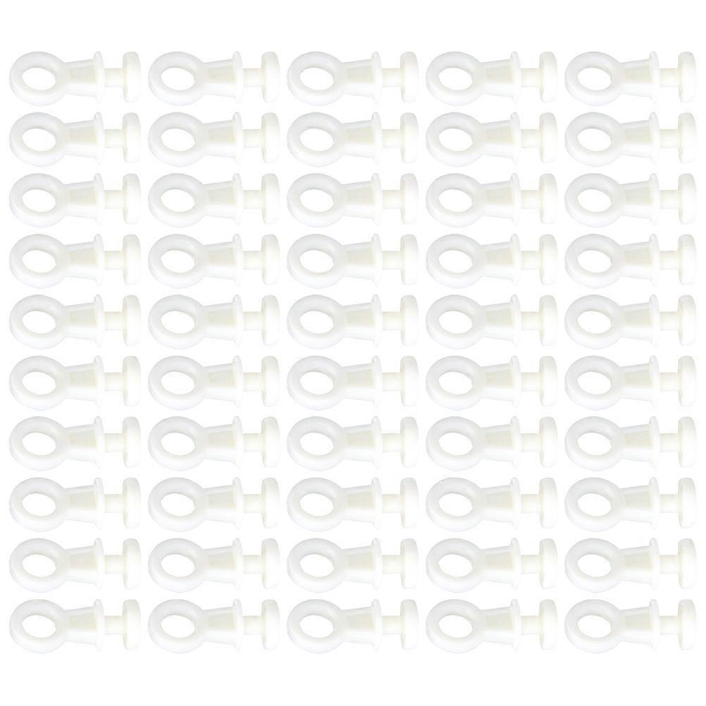 100pcs Curtain Gliders Drapery Track Mute Wheels Rollers
