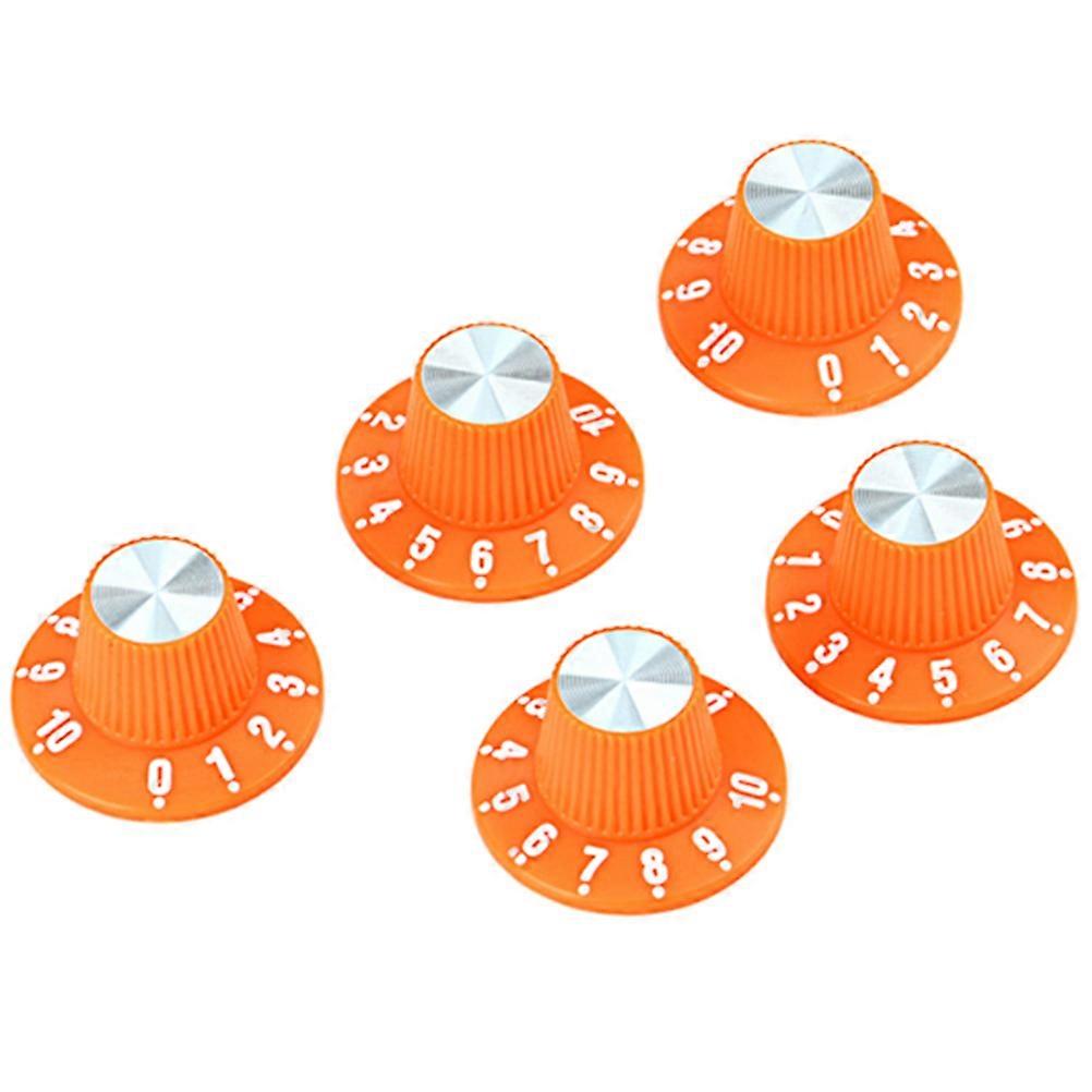 Potentiometer Caps Replacement 5Pcs Professional Electric Guitar Knobs Perfect For DIY Projects