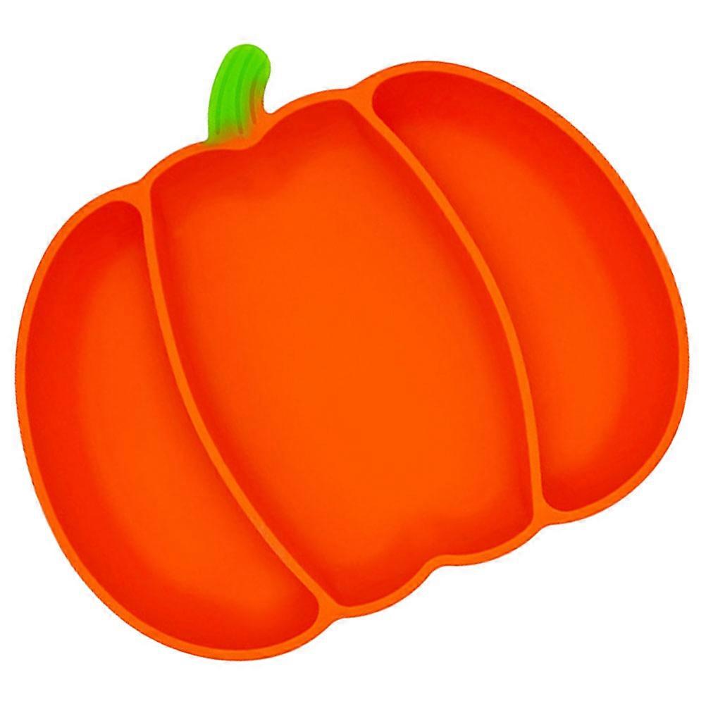 Silicone Suction Plate with Compartment Design for Weaning and Feeding   Non Slip Base, Portable, and Easy to Clean