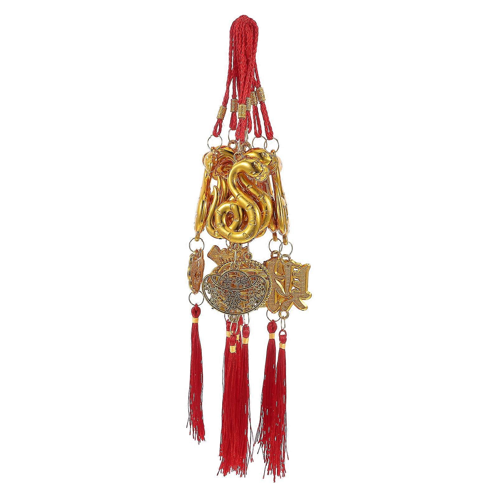 Chinese Zodiac Ornaments for Chinese New Year Decorations Made of Plastic in Assorted Colors 10pcs