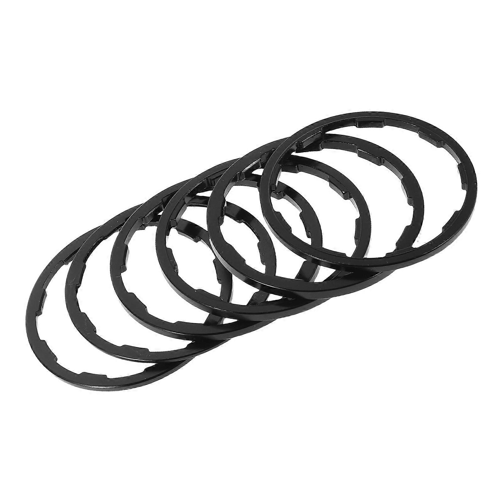 Flywheel Hub Washer Bicycle Cassette Spacer Set Cycling Enthusiasts Enhanced Gear Shifting 6Pcs