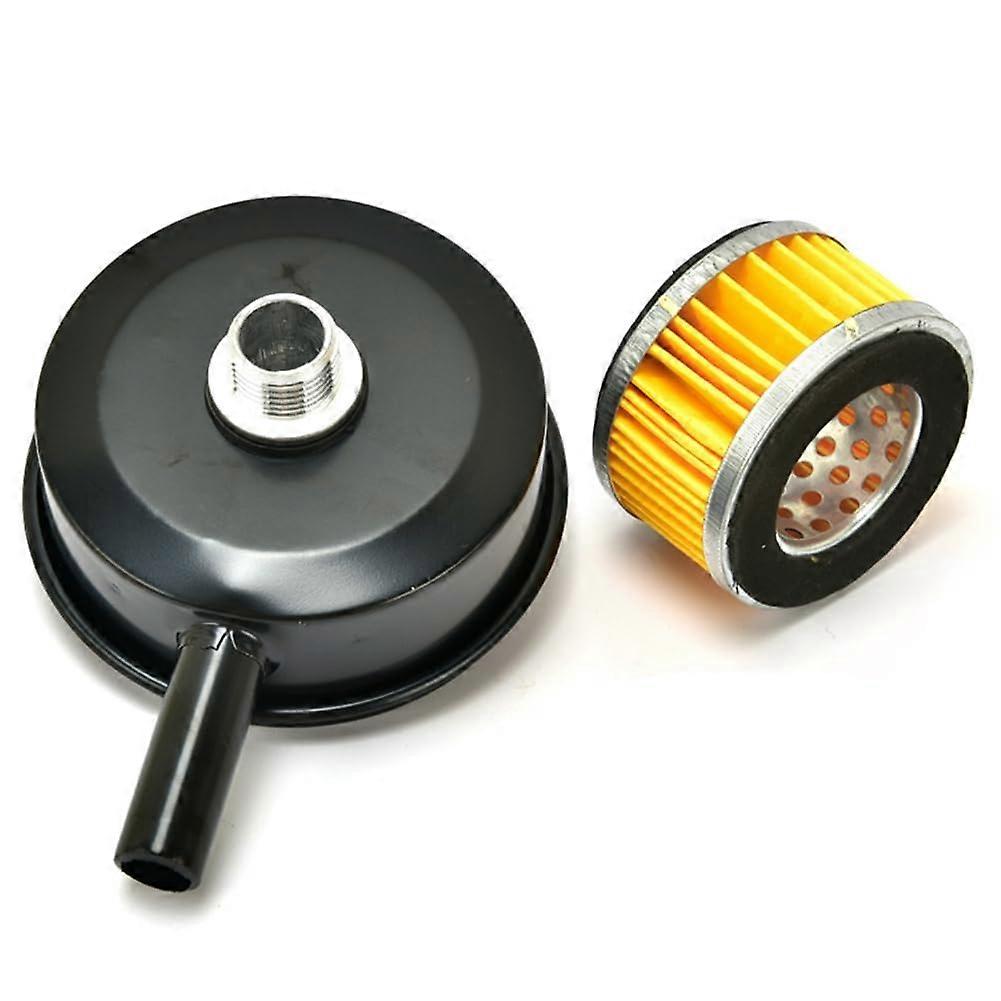 Air Compressor Silencer with 20mm Intake Air Filter for Piston Compressors, Durable and Efficient Air Pump Accessories