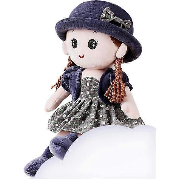 Raggedockagirl لطيف أفخم لعبة لينة طفل دمية أميرة قبعة DXGHC