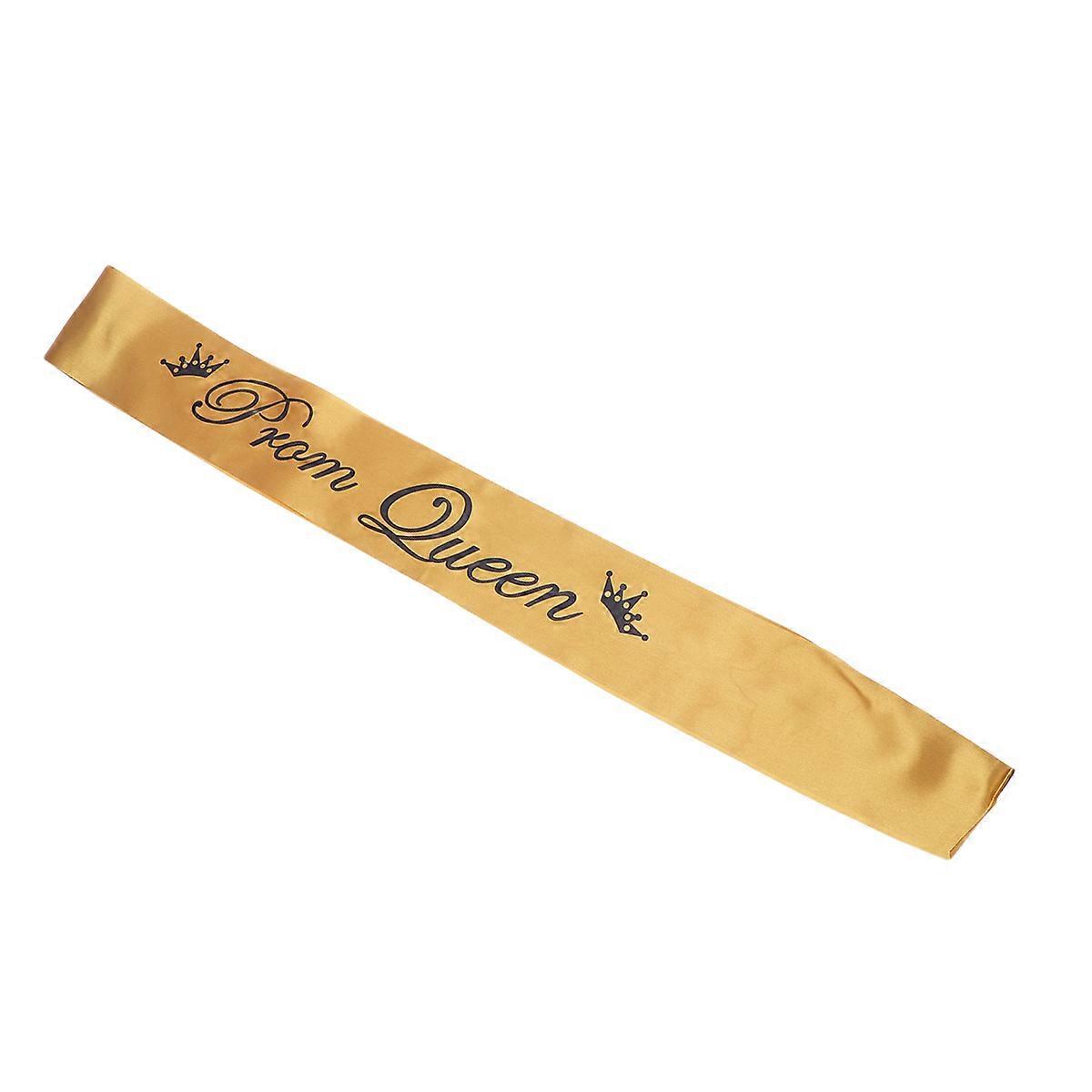 Graduation Ball Supplies Golden Cloth Rectangular Shape Shoulder Support 2Pcs