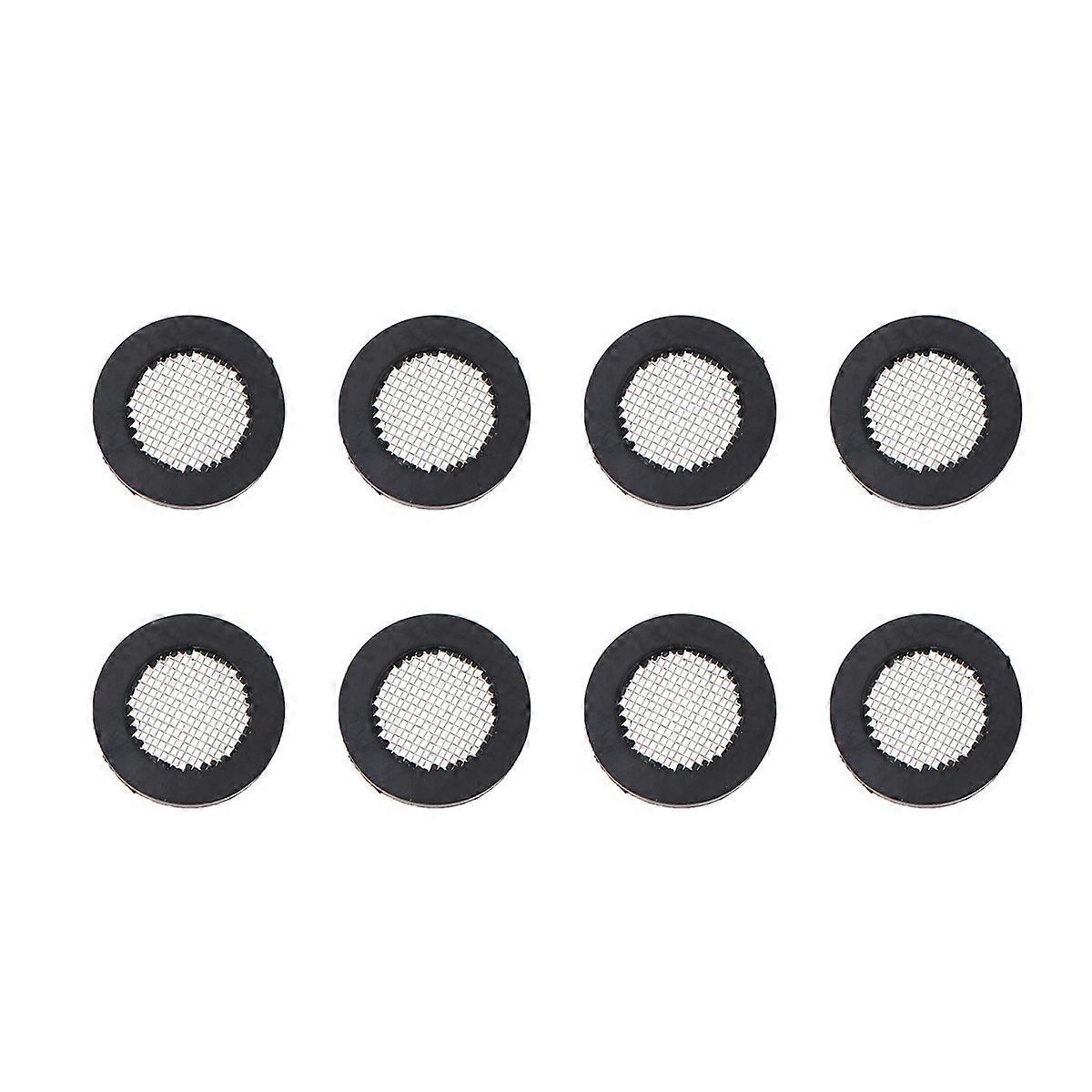 Hose Filter Washers 10PCS Metal Hose Coupling Anti-Blocking Filtering For Indoor Outdoor Use Black