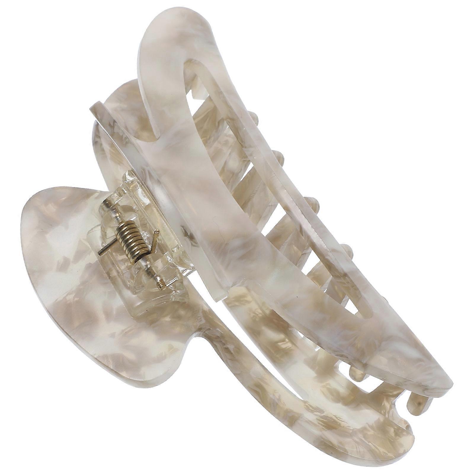 Trendy Hair Clips Moon Shape Styling Tool For Girls Exercising 10.5X5CM Hair Styling 1Set