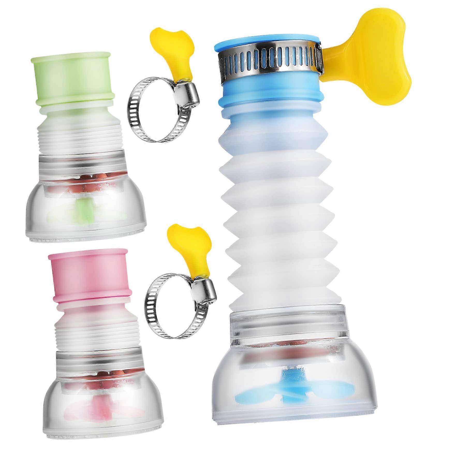 Tap Filter Splash-Proof Nozzle 3-Piece Set Kitchen And Bathroom Taps Sprayer Water-Saving Standard Faucet Compatible