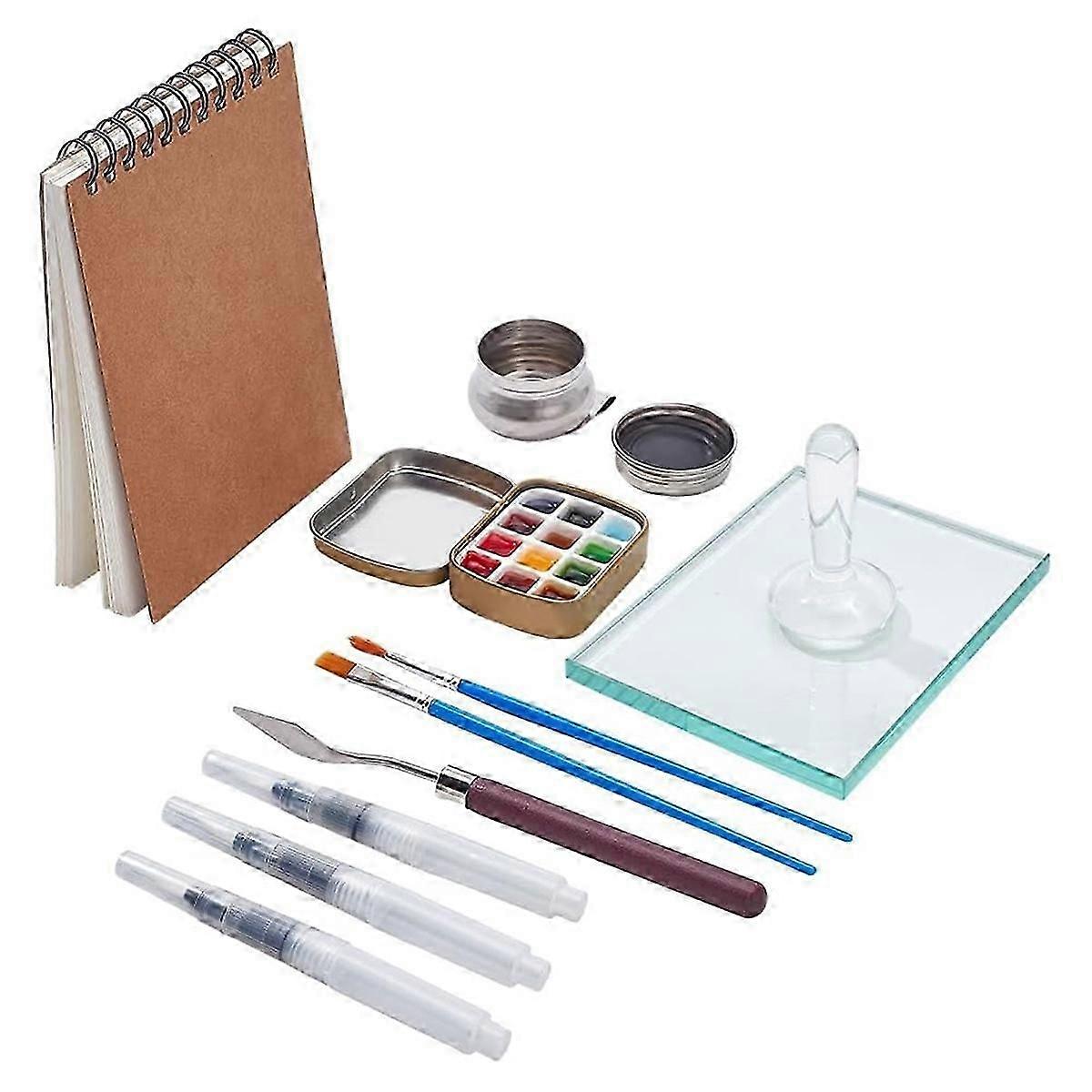 13 Pcs Watercolor Paint Making Tools