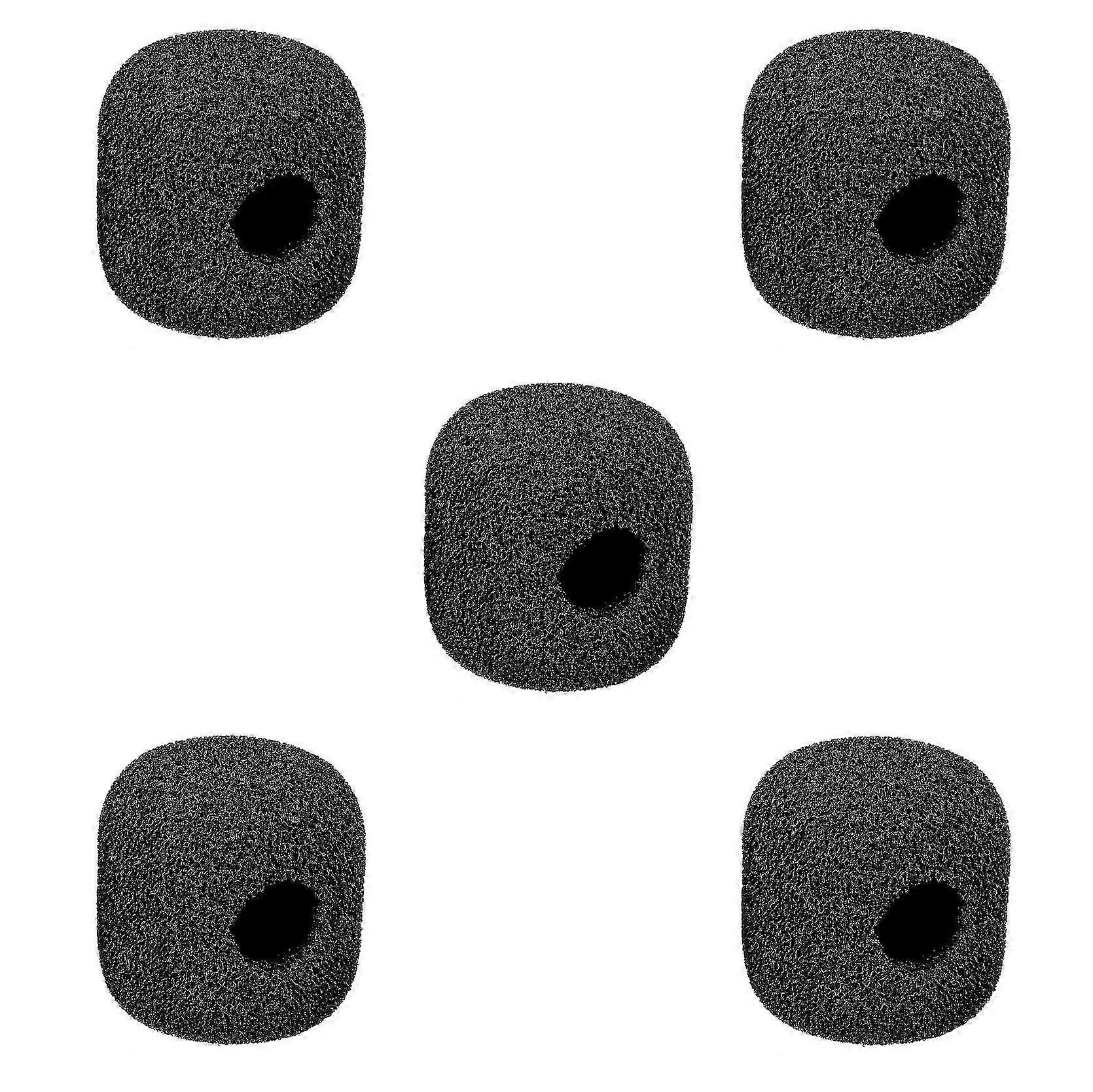 Parabrezza cilindrico in schiuma nera compatibile con Shure SM31FH e PGA31-5-Pack