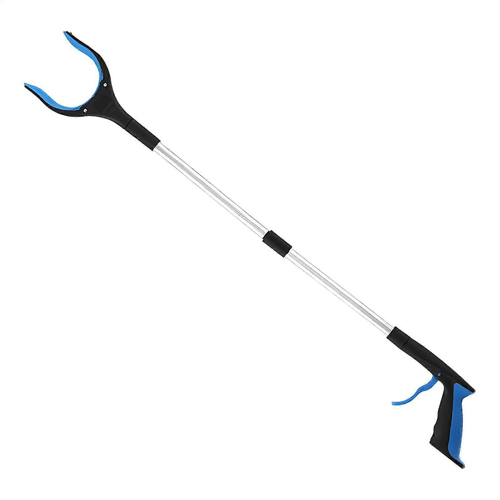 Greifzange für Senioren – Faltbare 83 cm Müll Greifzange, Ergonomisches Greifwerkzeug, Mobilitätshilfe in Blau