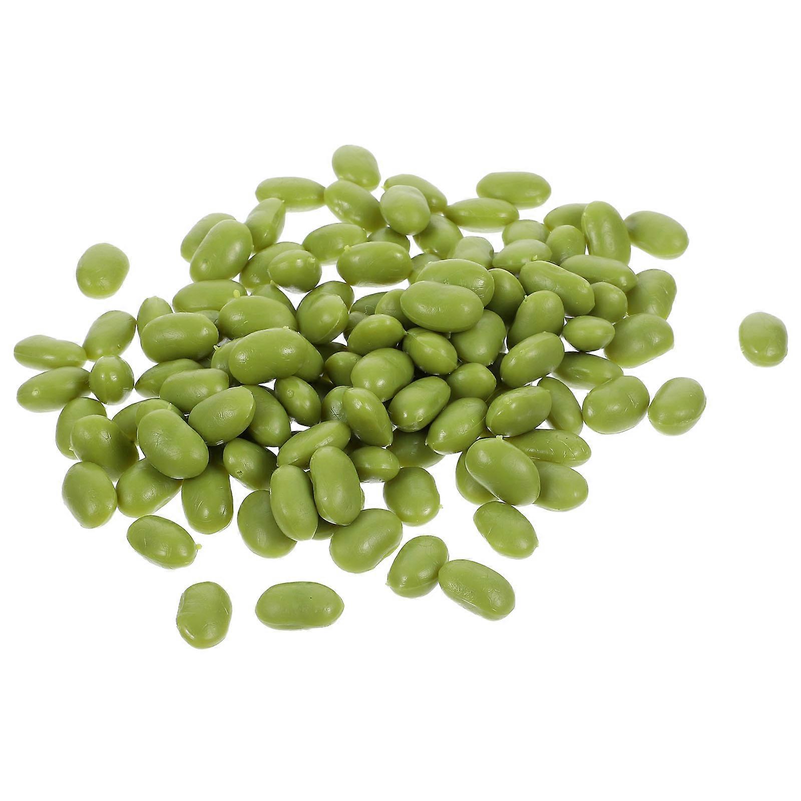 1 Pack of Lifelike Artificial Bean Model Simulation Fake Vegetable Decor