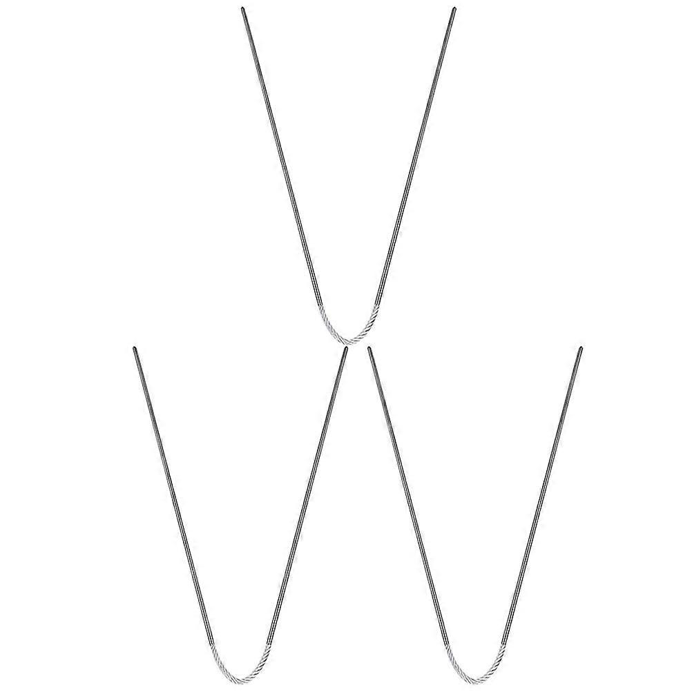 Circular Knitting Needles Set 3pcs Lightweight & Smooth for Sweaters, Hats, DIY Projects Ideal for Beginners and Experienced Knitters